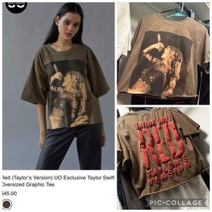 Taylor swift urban outfitters cropped shirt